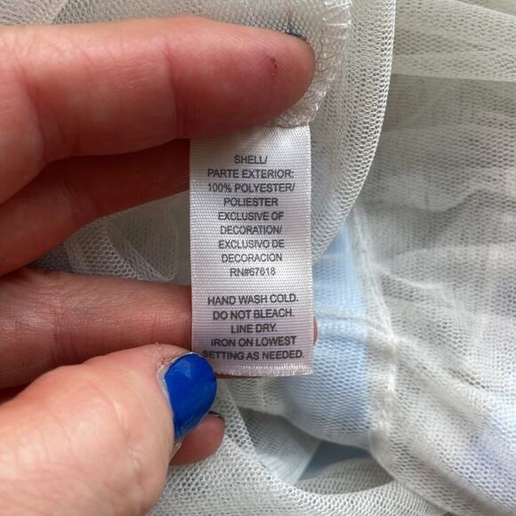 NWT Flora Sweet Vintage mesh and lace robe - Picture 8 of 8